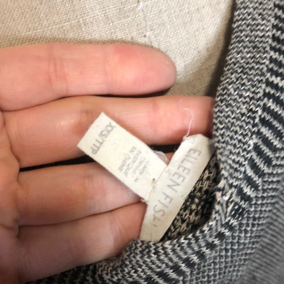 Eileen Fisher Organic Linen Cardigan Sweater XXS - Picture 5 of 6